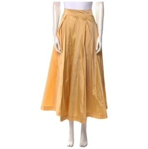 Elegant Yellow/Golden Women's Skirt